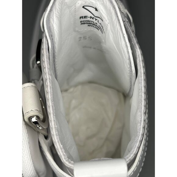 PRADA
Monolith Leather & Nylon Lug-Sole Combat Boots Sz 37.5 - Picture 9 of 12